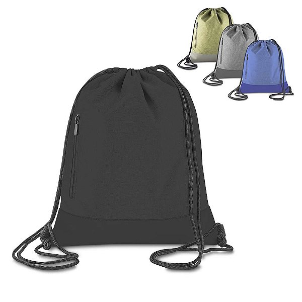 Sacola/Mochila Poliéster 210D e PU (43x35cm) - Cód.: BP0009