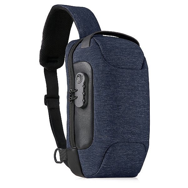 MOCHILA DE OMBRO USB ANTI-FURTO 7L - Cód.: 04058
