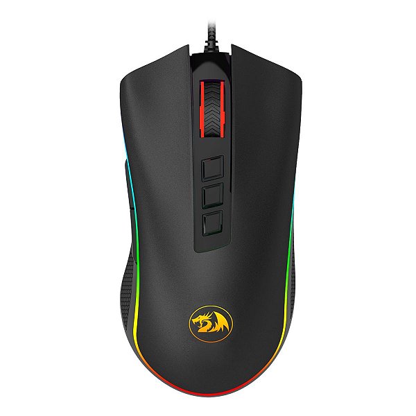 Mouse Gamer Redragon Cobra, 10000DPI, RGB Chroma, Preto - (M711)
