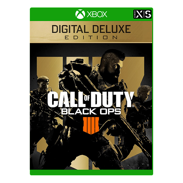 Call of Duty Black Ops 4 Deluxe - Xbox One e Series S/X - Midia Digital - COD BO4
