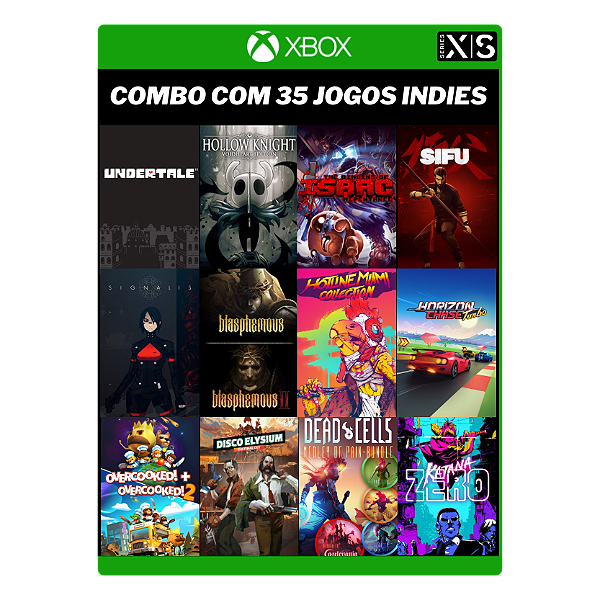 Combo com 35 jogos indies incríveis - Xbox One e Series S/X - Midia Digital