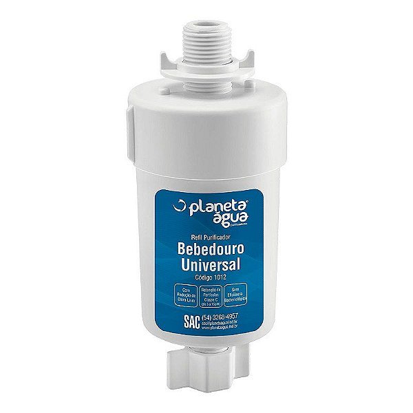 Filtro Refil bebedouro Universal Rosca 1/2" - Planeta Água