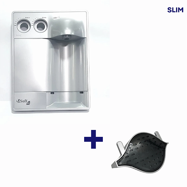 Kit Painel Frontal para Purificador Everest – SLIM Prata (Modelo Novo)