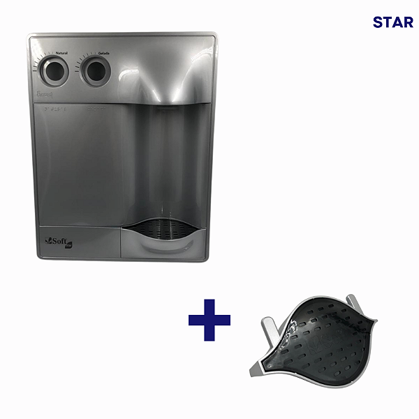 Kit Painel Frontal para Purificador Everest – Star Prata (Modelo Novo)