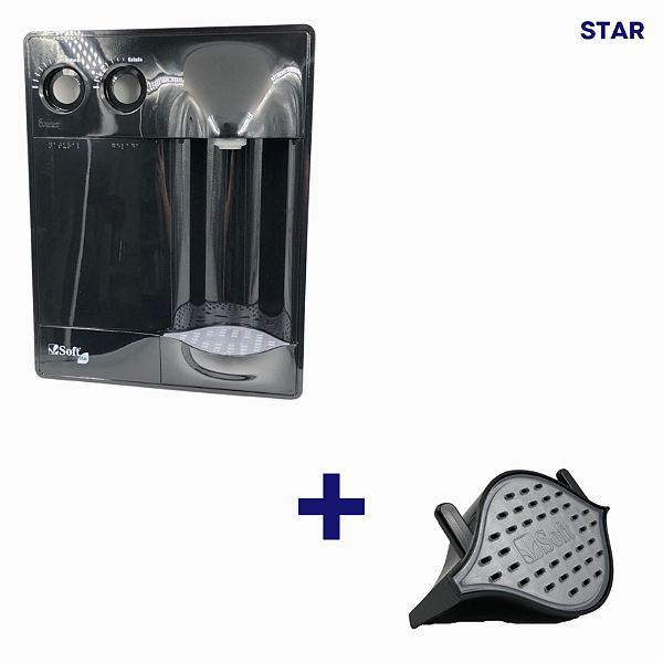 Kit Painel Frontal para Purificador Everest – Star Preto (Modelo Novo)