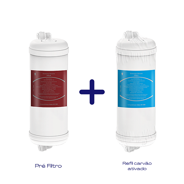 Kit Refil Compatível com Hoken 1000 Planeta Água - FPA20/21