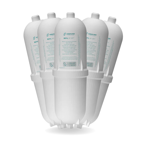 Kit C/ 5 Filtros Para Purificador Soft By Everest - Compatível