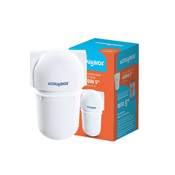 Filtro Acqua 5" Branco