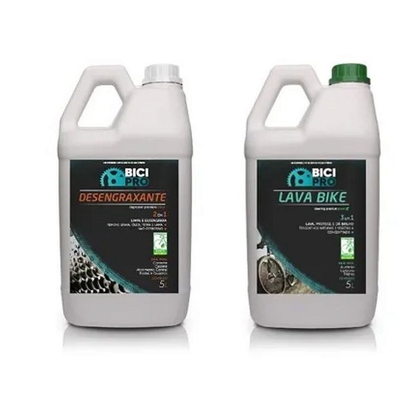 Kit Limpeza e Manutenção Bicicleta BiciPro Biodegradável 5L