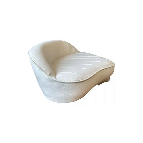 Assento Para Barcos Em Plástico Com Espuma Vinil Cor Branca