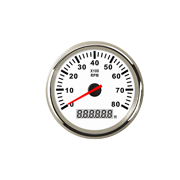 Relógio Marcador de Velocidade RPM até 80 KM/H para Barcos