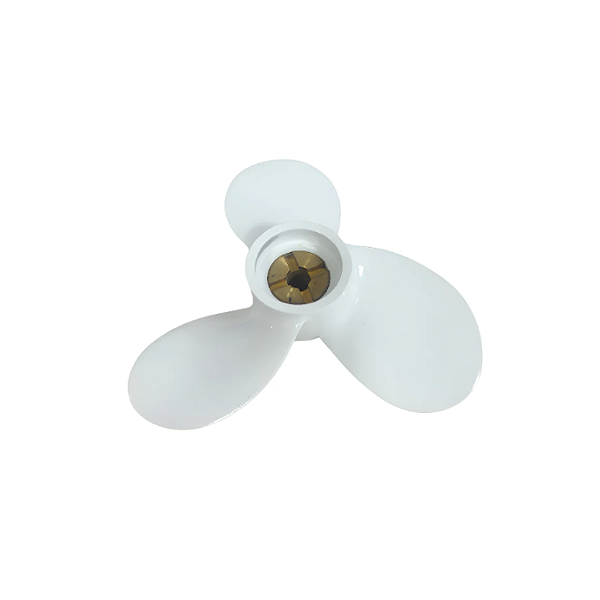 Hélice para motor de popa Johnson Evinrude 6hp Passo 8x7 Pinado