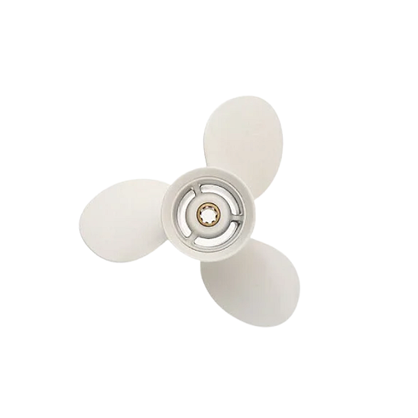 Hélice para motor de popa Johnson Evinrude 25hp Passo 9 1/4x12 Estriado