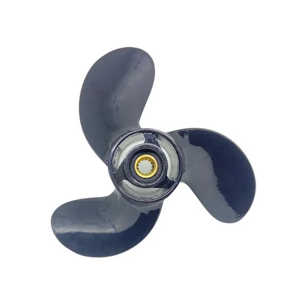 Hélice para motor de popa Johnson Evinrude 14hp 15hp Passo 9x9 Estriado