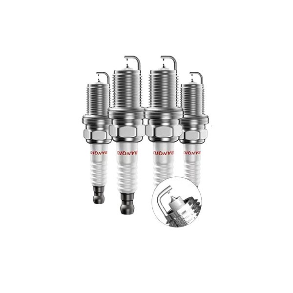 Vela de Ignição ILKAR7C-10 Motor Náutico Mercruiser Volvo V8 Double Iridium Banqiu