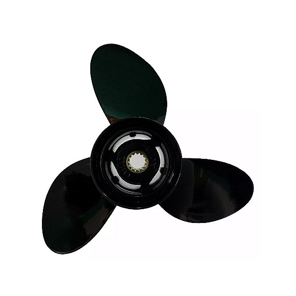 Hélice para motor de popa Johnson Evinrude 150 a 250hp  (175HP-STD) Passo 14 1/2x19 Estria c/escape (Mesma ETEC 130 HP)