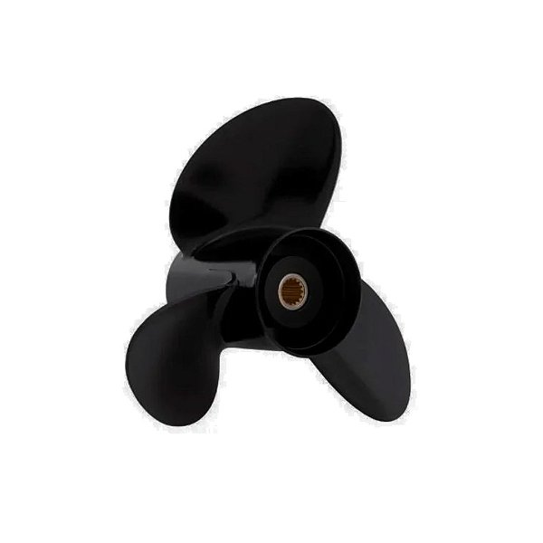 Hélice para motor de popa Mercury Mariner 8hp 9.9hp Passo 8 1/2x8.5 com 12 Estrias