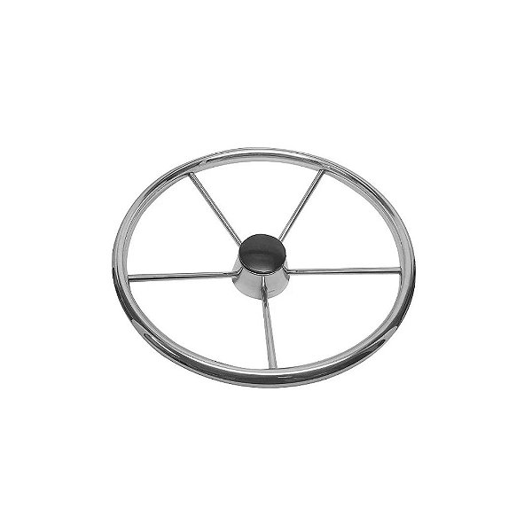 Volante Náutico Aço Inox Barcos Lanchas Fishing 13-1/2 Pol