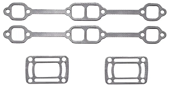 Kit juntas de escapamento para motor náutico V8 Mercruiser 5.0L e 5.7L 3852468