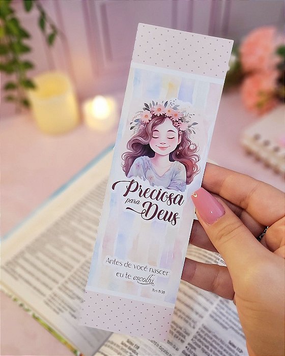 Marca página - Preciosa para Deus