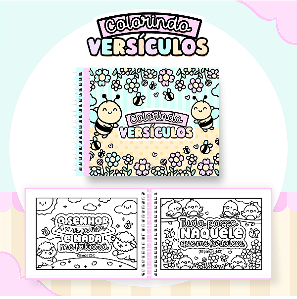 Livro para Colorir Versículos 3