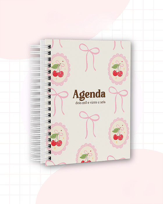 Agendas 2026 Feminina Personalizadas | Cereja