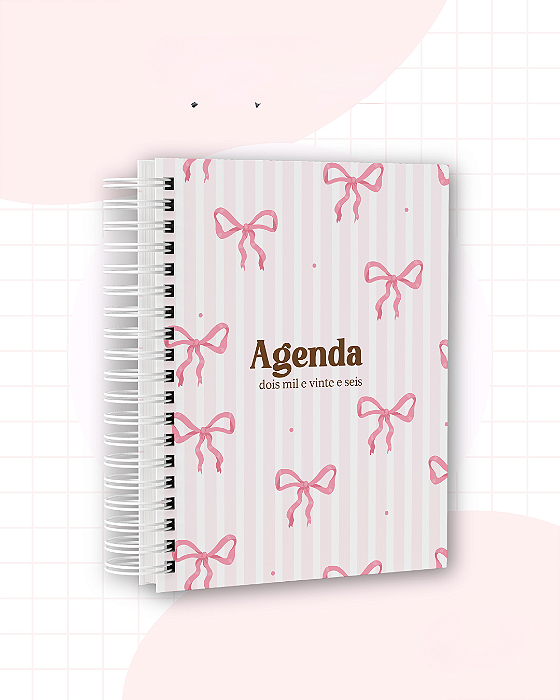 Agendas 2026 Feminina Personalizadas | Laços