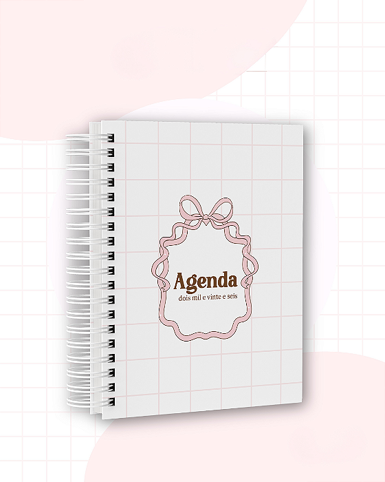 Agendas 2026 Feminina Personalizadas | Laço Delicado