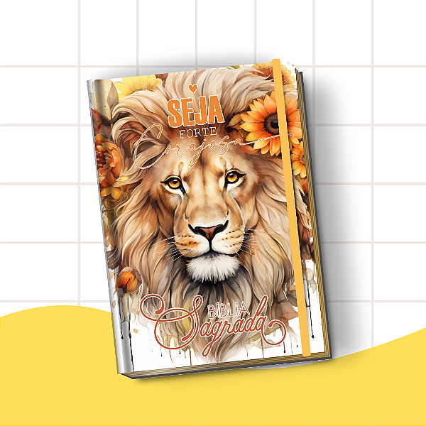 Bíblia Letra Hiper Plus com Harpa – Leitura Confortável e Edição Completa | Leão Girassol