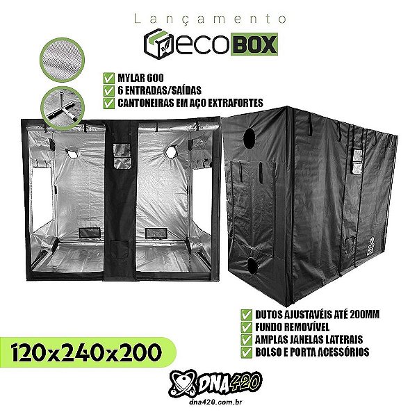 Estufa Ecobox 120x240x200cm