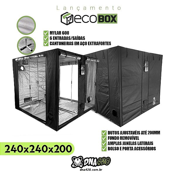 Estufa Ecobox 240x240x200cm