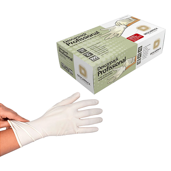 Luva para Procedimento de Látex com Pó