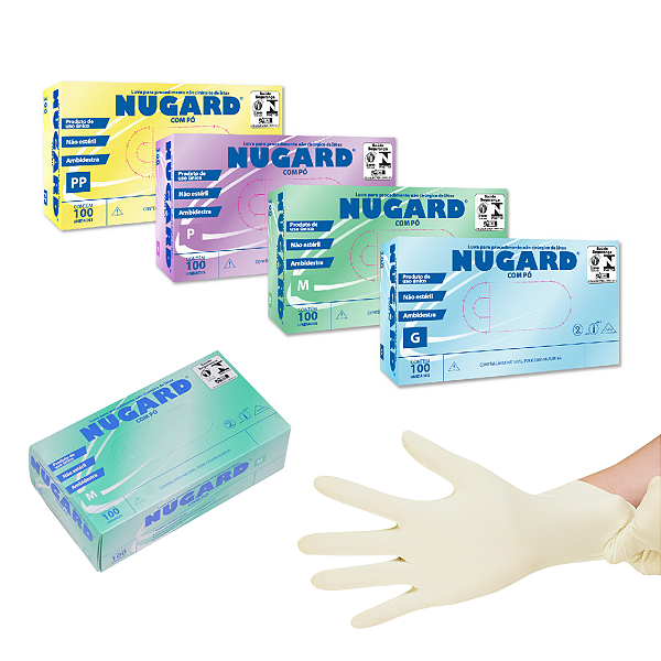 Luva Procedimento de Látex Com Pó Nugard