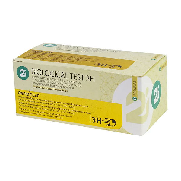 Indicador Biológico Vapor 3H com 50 Premium