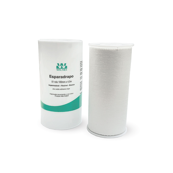 Esparadrapo 10cm x 4,5m Com Capa Wiltex