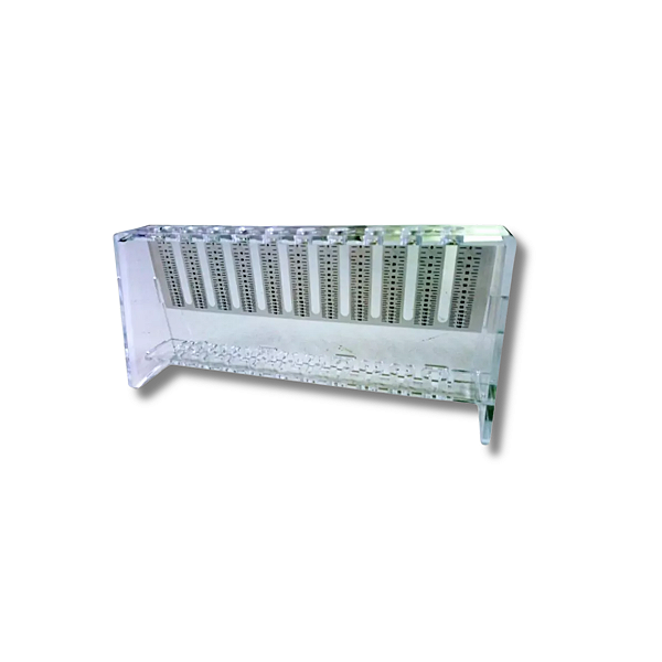 Suporte Acrílico Capacidade 10 Tubos VHS