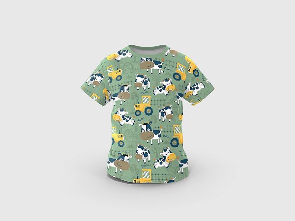 Dry Force Camiseta Infantil FAZENDINHA Manga Curta