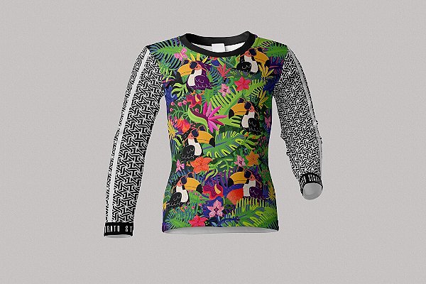 Dry Force Camiseta Infantil TUCANINHOS Manga Longa