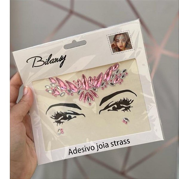 Cartela Strass Tipo Pedra