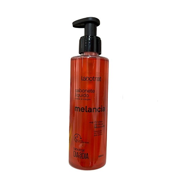 Sabonete Líquido Melancia Corpo e Rosto 190ml – Labotrat