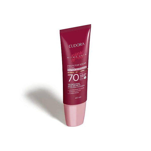 Protetor Solar Facial Antioleosidade FPS 70 Niina Skin 40ml