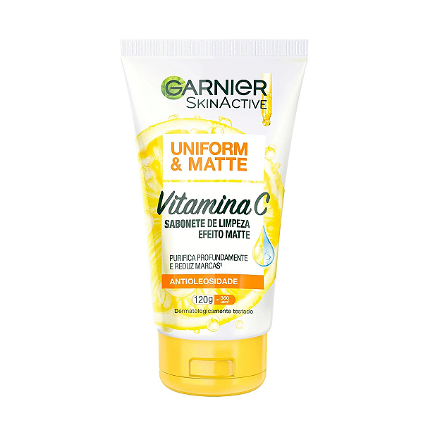 Sabonete De Limpeza Efeito Matte Vitamina C Garnier Antioleosidade