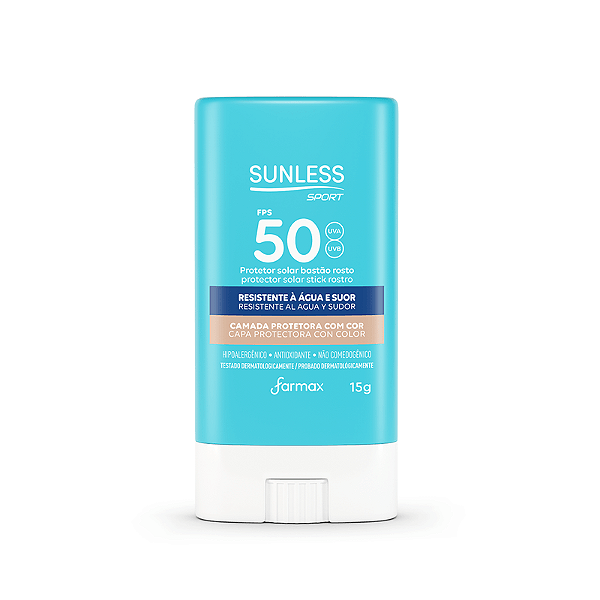 Protetor Solar Sport Bastão Fps 50 15g Com Cor Universal