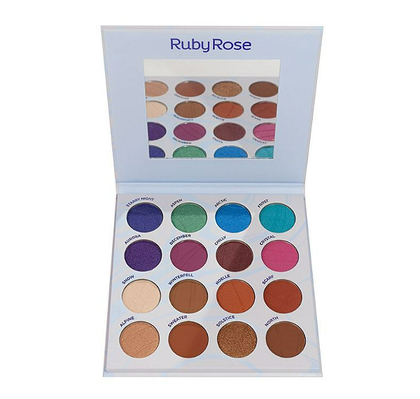 Paleta De Sombras Winter Storm Rubyrose