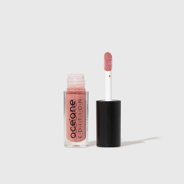 Mini Brilho Labial Nude Glossy Me Shimmer Brown Océane Edition 1g
