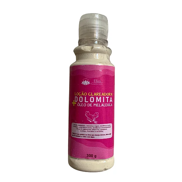 Loção Clareadora Dolomita + Óleo De Melaleuca Ellas Cosméticos