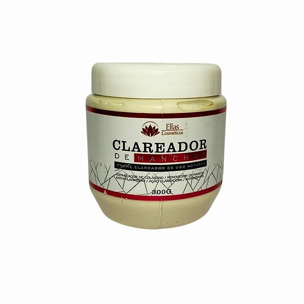 Clareador De Manchas Uso Noturno 300g Ellas Cosméticos