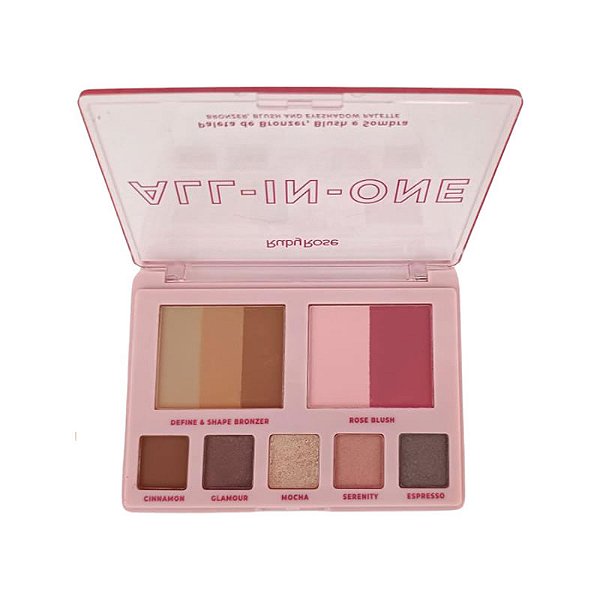 Paleta De Bronzer, Blush e Sombra All - In - One Ruby Rose