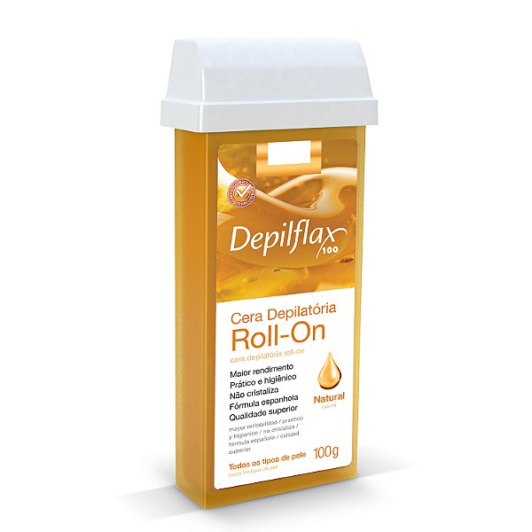 Cera Depilatória Roll-On Natural