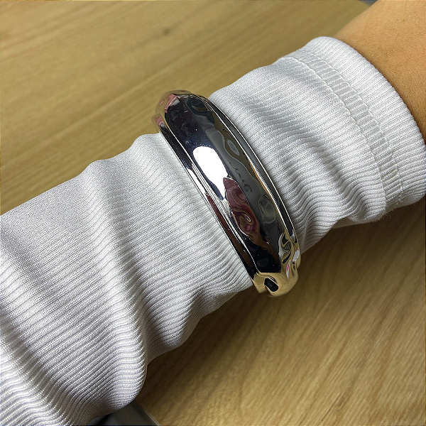 Bracelete Prateado Minimalista